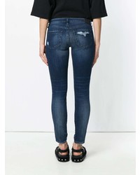 dunkelblaue enge Jeans von Diesel