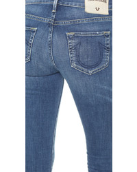 dunkelblaue enge Jeans von True Religion