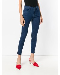 dunkelblaue enge Jeans von J Brand