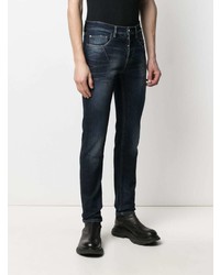 dunkelblaue enge Jeans von Les Hommes