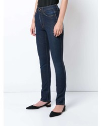 dunkelblaue enge Jeans von Khaite