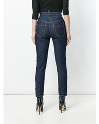 dunkelblaue enge Jeans von Dsquared2