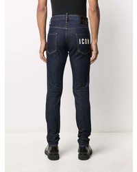 dunkelblaue enge Jeans von DSQUARED2