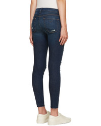 dunkelblaue enge Jeans von J Brand