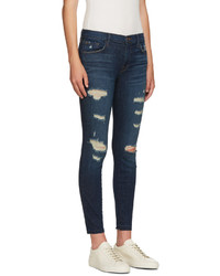 dunkelblaue enge Jeans von J Brand