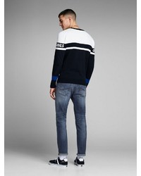 dunkelblaue enge Jeans von Jack & Jones