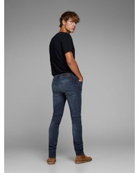 dunkelblaue enge Jeans von Jack & Jones