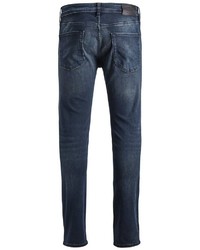 dunkelblaue enge Jeans von Jack & Jones