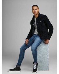 dunkelblaue enge Jeans von Jack & Jones