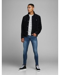 dunkelblaue enge Jeans von Jack & Jones