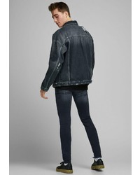 dunkelblaue enge Jeans von Jack & Jones