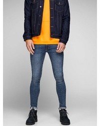 dunkelblaue enge Jeans von Jack & Jones