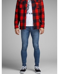 dunkelblaue enge Jeans von Jack & Jones