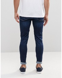 dunkelblaue enge Jeans von Jack and Jones