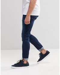 dunkelblaue enge Jeans von Jack and Jones