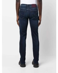 dunkelblaue enge Jeans von Jacob Cohen