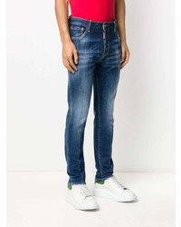 dunkelblaue enge Jeans von DSQUARED2