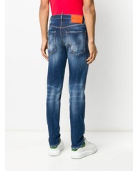 dunkelblaue enge Jeans von DSQUARED2