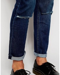 dunkelblaue enge Jeans von Cheap Monday