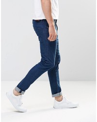 dunkelblaue enge Jeans von ONLY & SONS