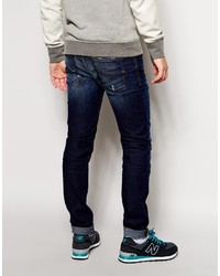 dunkelblaue enge Jeans von Diesel