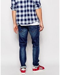 dunkelblaue enge Jeans von Diesel