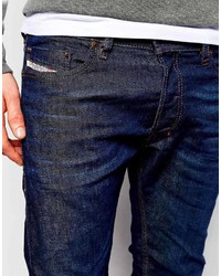 dunkelblaue enge Jeans von Diesel