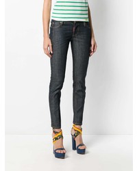 dunkelblaue enge Jeans von Dsquared2