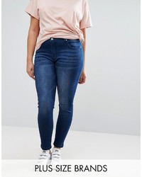 dunkelblaue enge Jeans von Koko