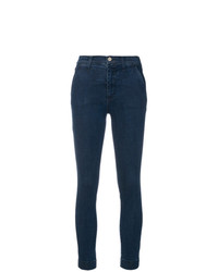 dunkelblaue enge Jeans von Les Copains