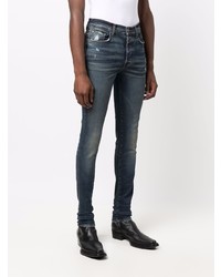 dunkelblaue enge Jeans von Amiri