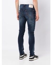 dunkelblaue enge Jeans von True Religion