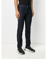 dunkelblaue enge Jeans von Fendi