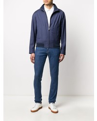 dunkelblaue enge Jeans von Canali