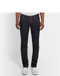 dunkelblaue enge Jeans von Nudie Jeans