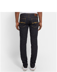 dunkelblaue enge Jeans von Nudie Jeans