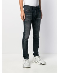 dunkelblaue enge Jeans von Diesel