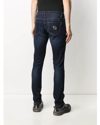 dunkelblaue enge Jeans von Philipp Plein