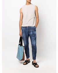 dunkelblaue enge Jeans von DSQUARED2