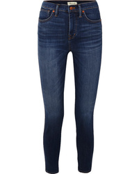 dunkelblaue enge Jeans von Madewell
