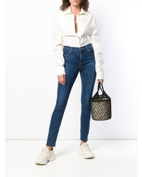 dunkelblaue enge Jeans von J Brand