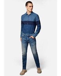 dunkelblaue enge Jeans von Mavi