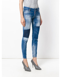 dunkelblaue enge Jeans von Dsquared2