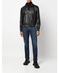 dunkelblaue enge Jeans von Zegna