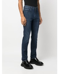 dunkelblaue enge Jeans von Zegna