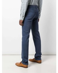 dunkelblaue enge Jeans von Kiton