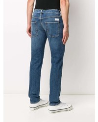 dunkelblaue enge Jeans von Nine In The Morning