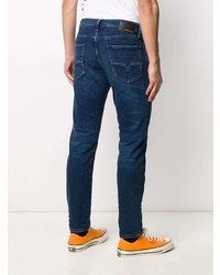 dunkelblaue enge Jeans von Diesel