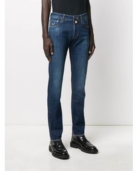 dunkelblaue enge Jeans von Jacob Cohen