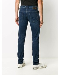 dunkelblaue enge Jeans von Diesel